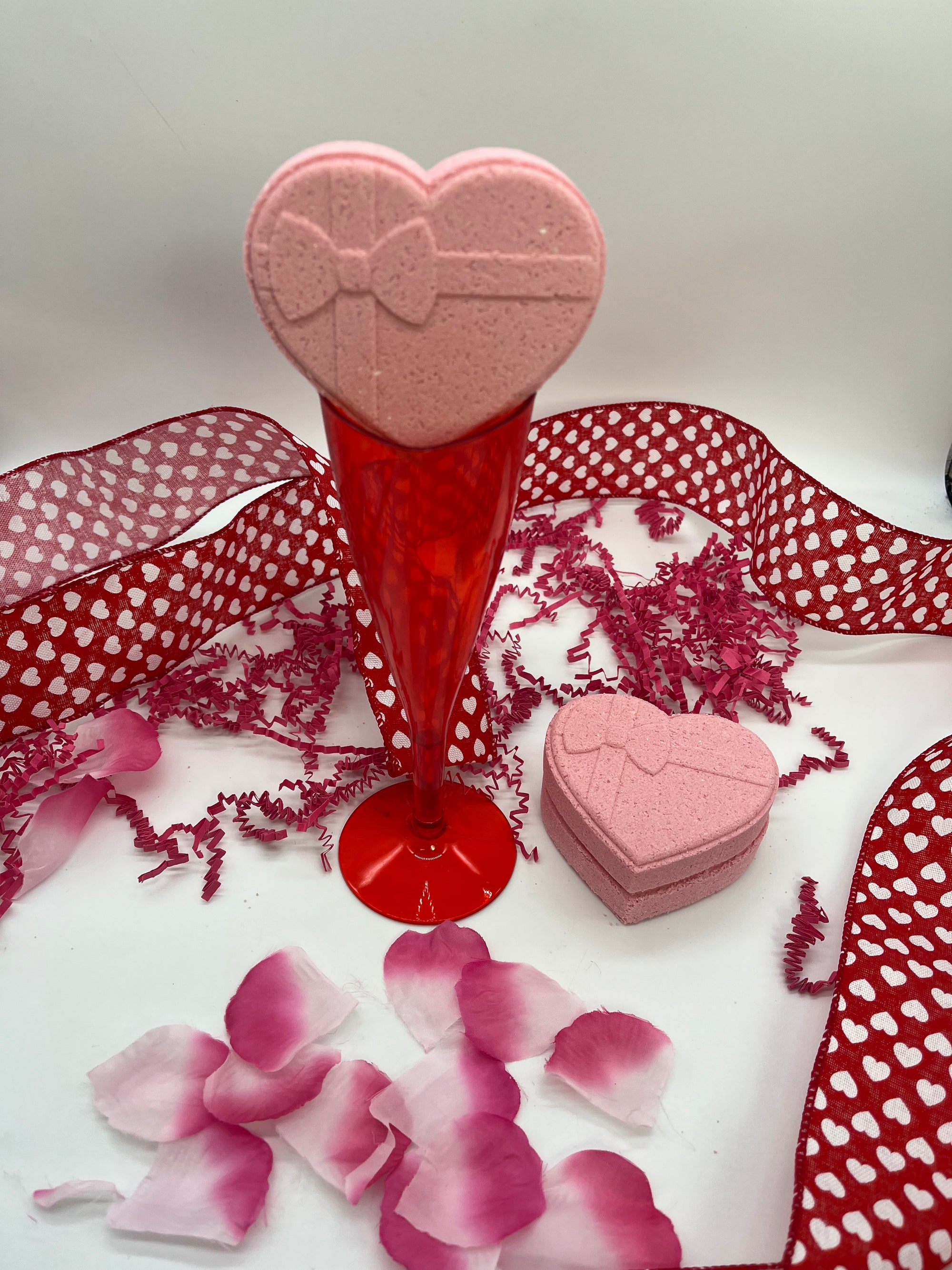 all natural mother's day themed bath bombs