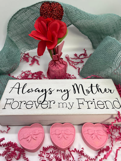 mother's day themed all natural shower steamers