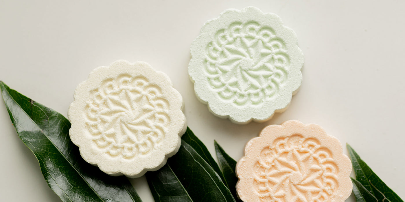 all natural, US made shower steamers