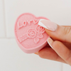 all natural valentine's day heart shaped shower steamer