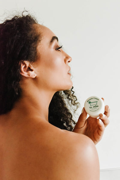 all natural miracle cream for smoothing skin, healing scars, and relieving itching